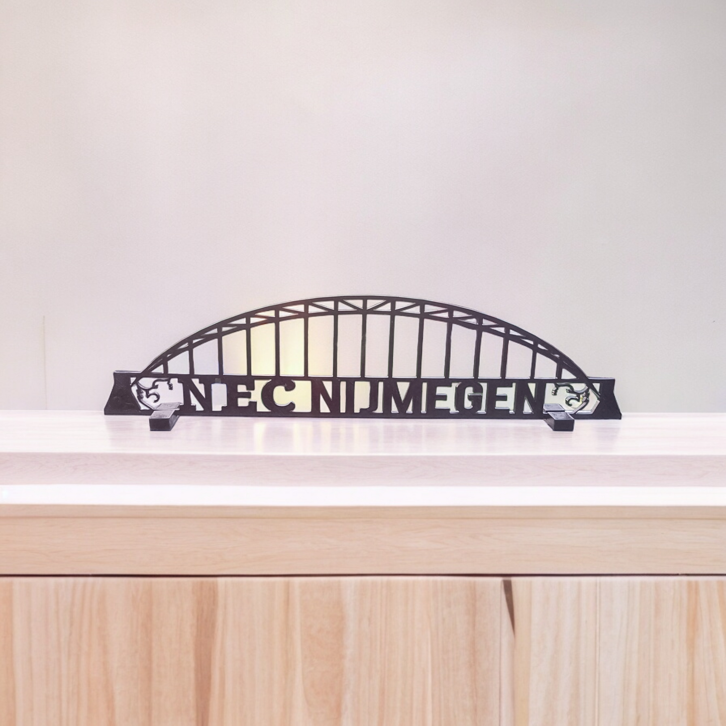 NEC Nijmegen Waal bridge decoration