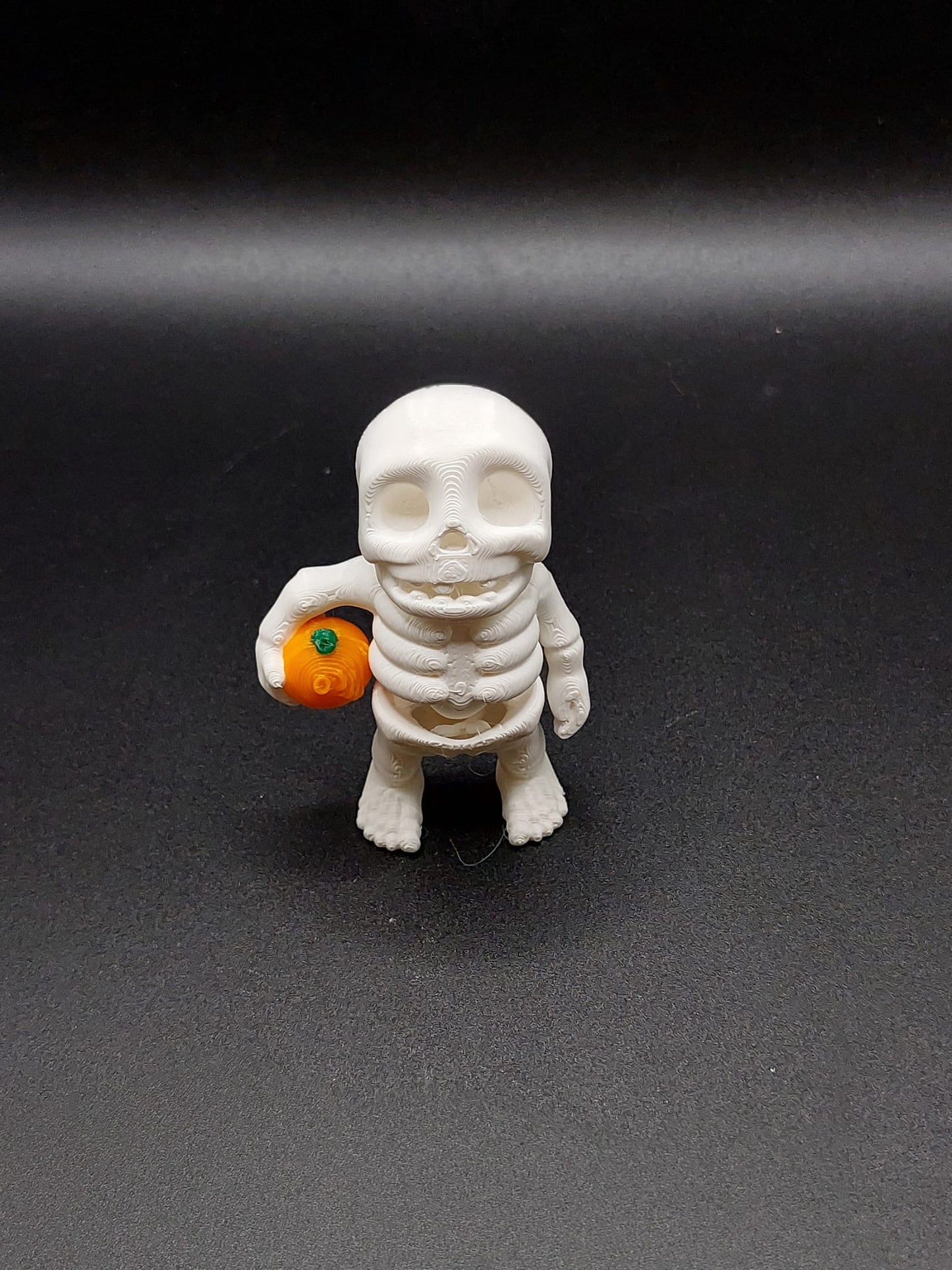 Flexi Toy skelet met pompoen