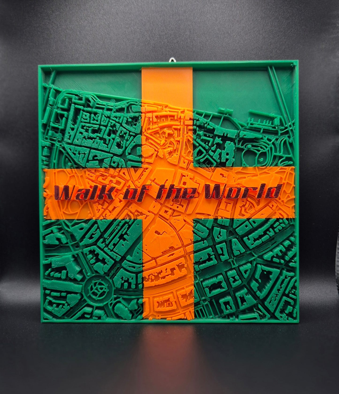 3D kaart Nijmegen Walk of the world Vierdaagse