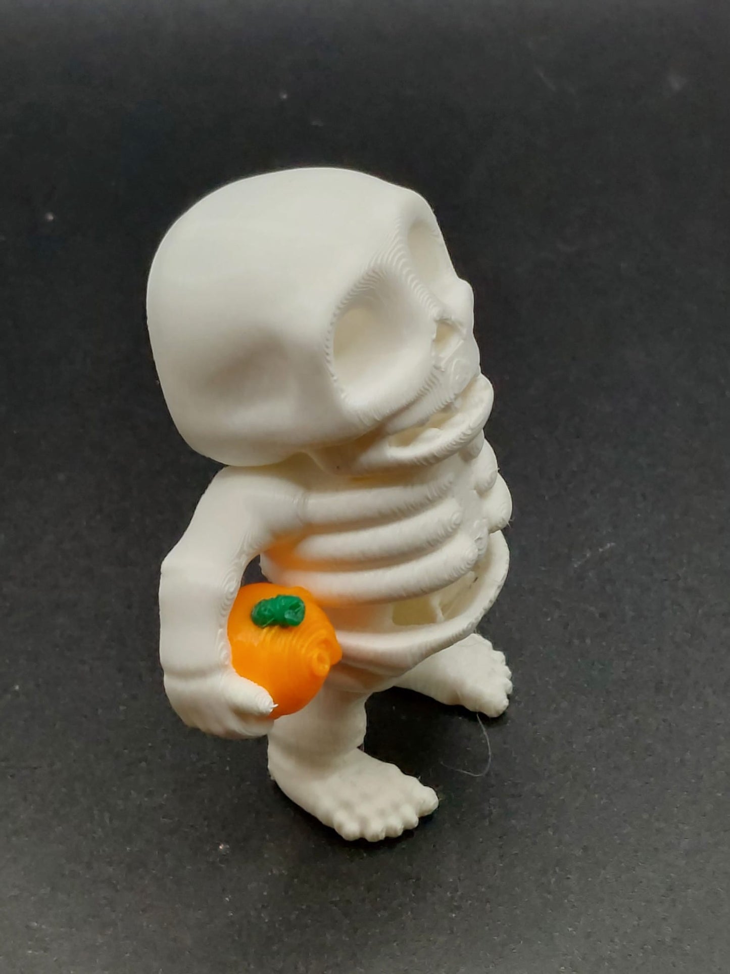 Flexi Toy skelet met pompoen