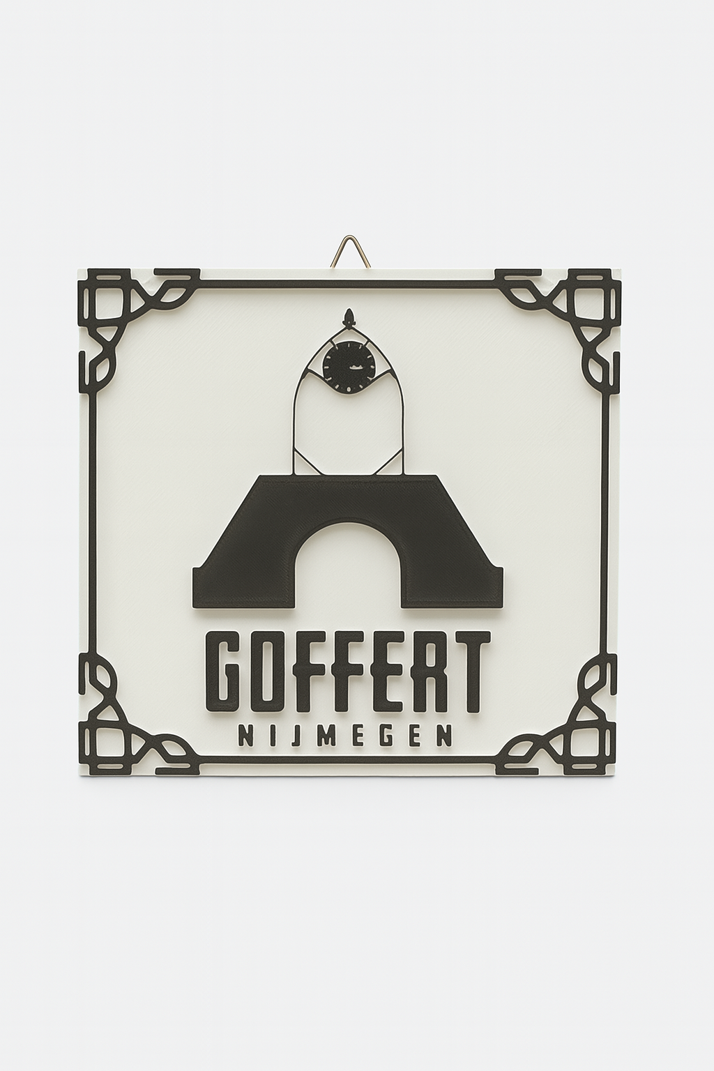 3D tile clock NEC stadium de Goffert