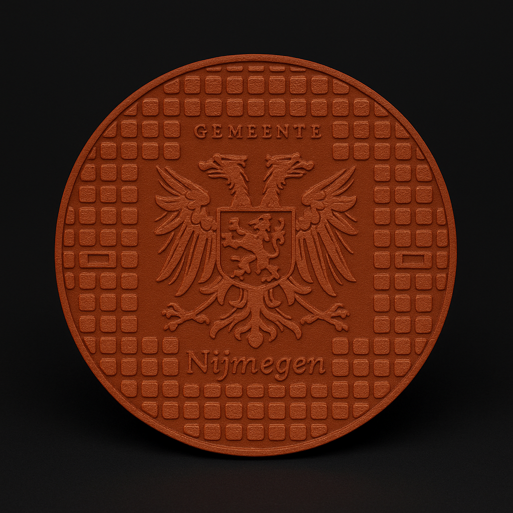Manhole cover Nijmegen coaster