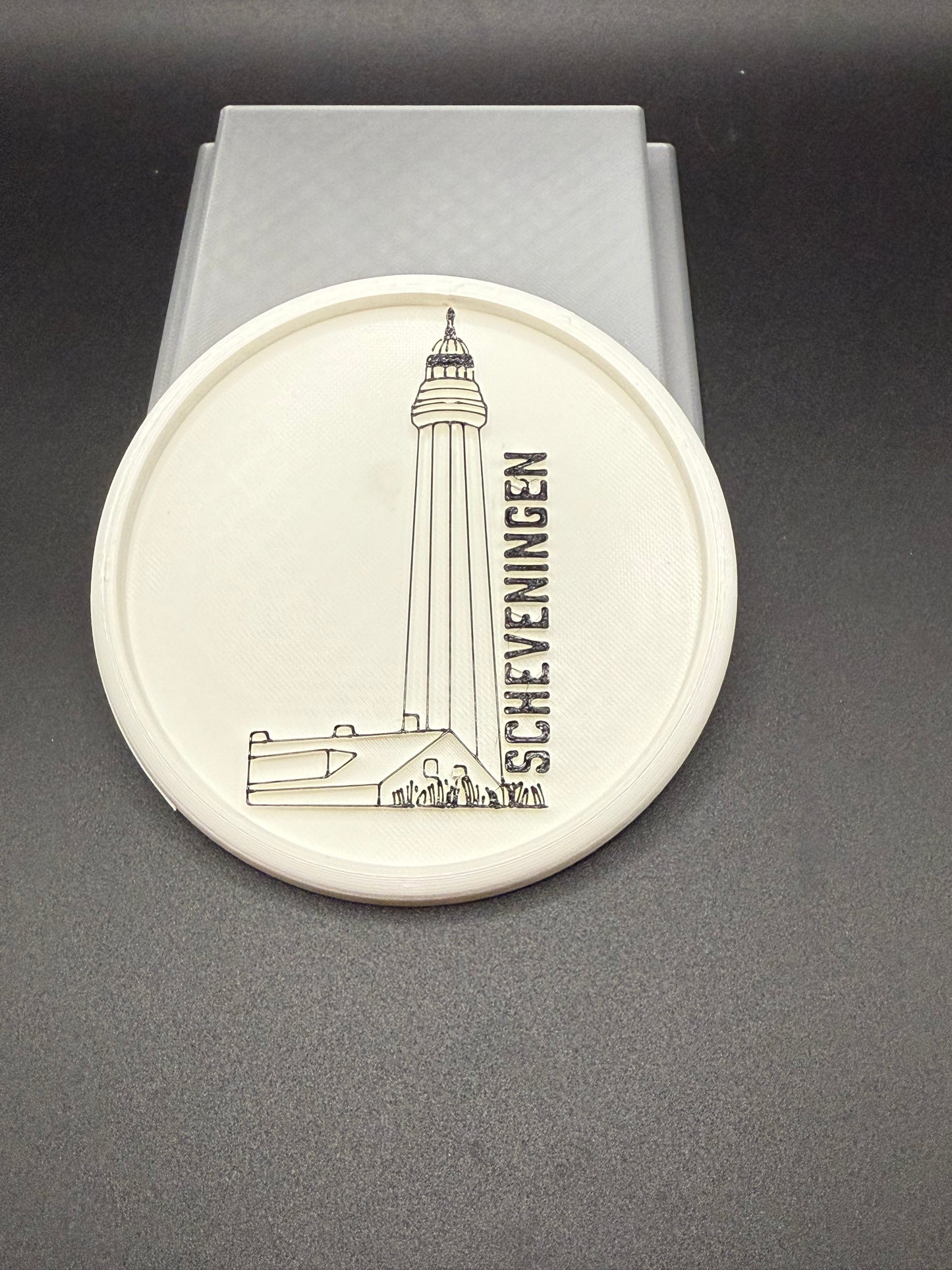 3D onderzetter Vuurtoren Scheveningen
