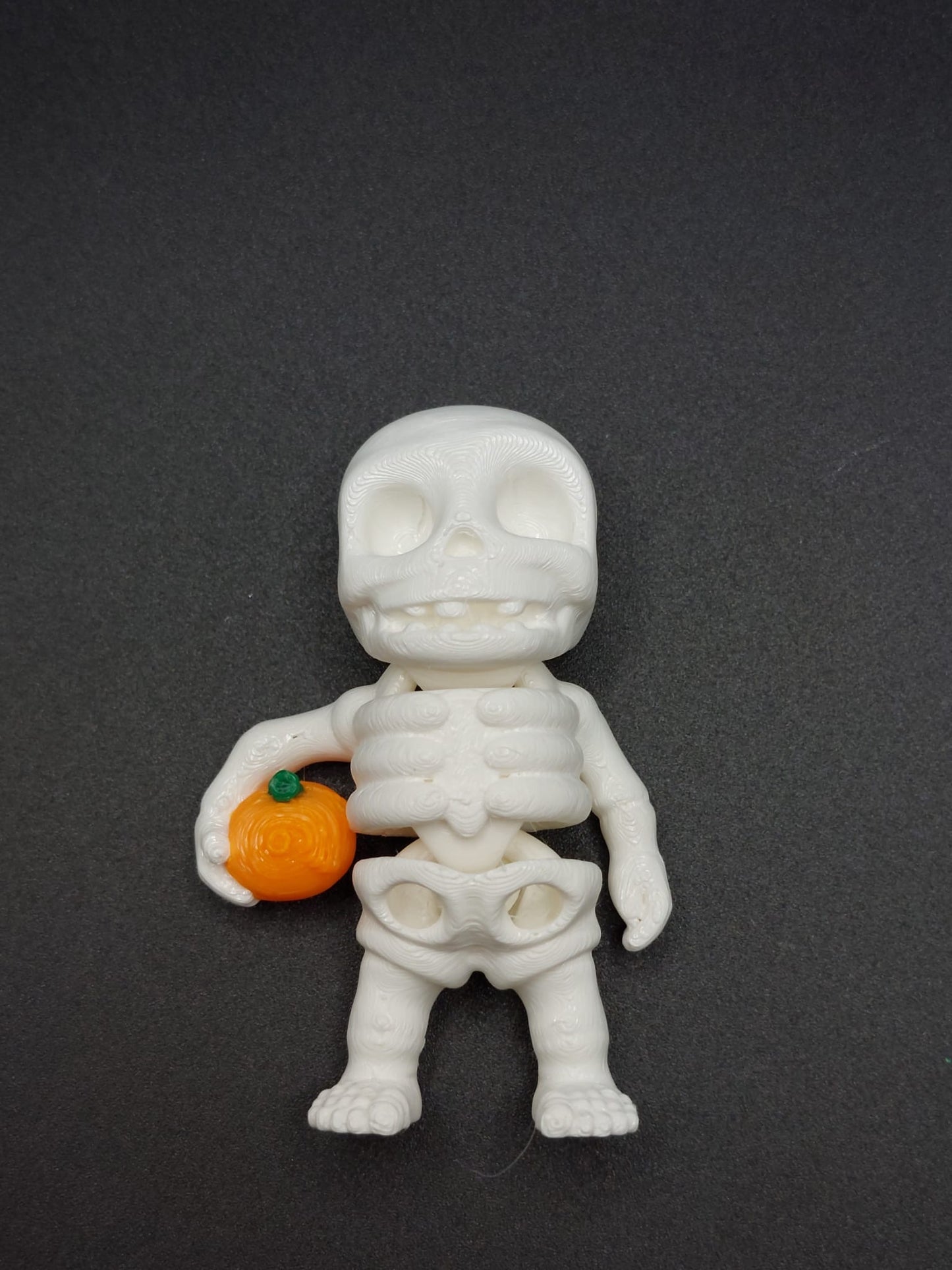 Flexi Toy skelet met pompoen