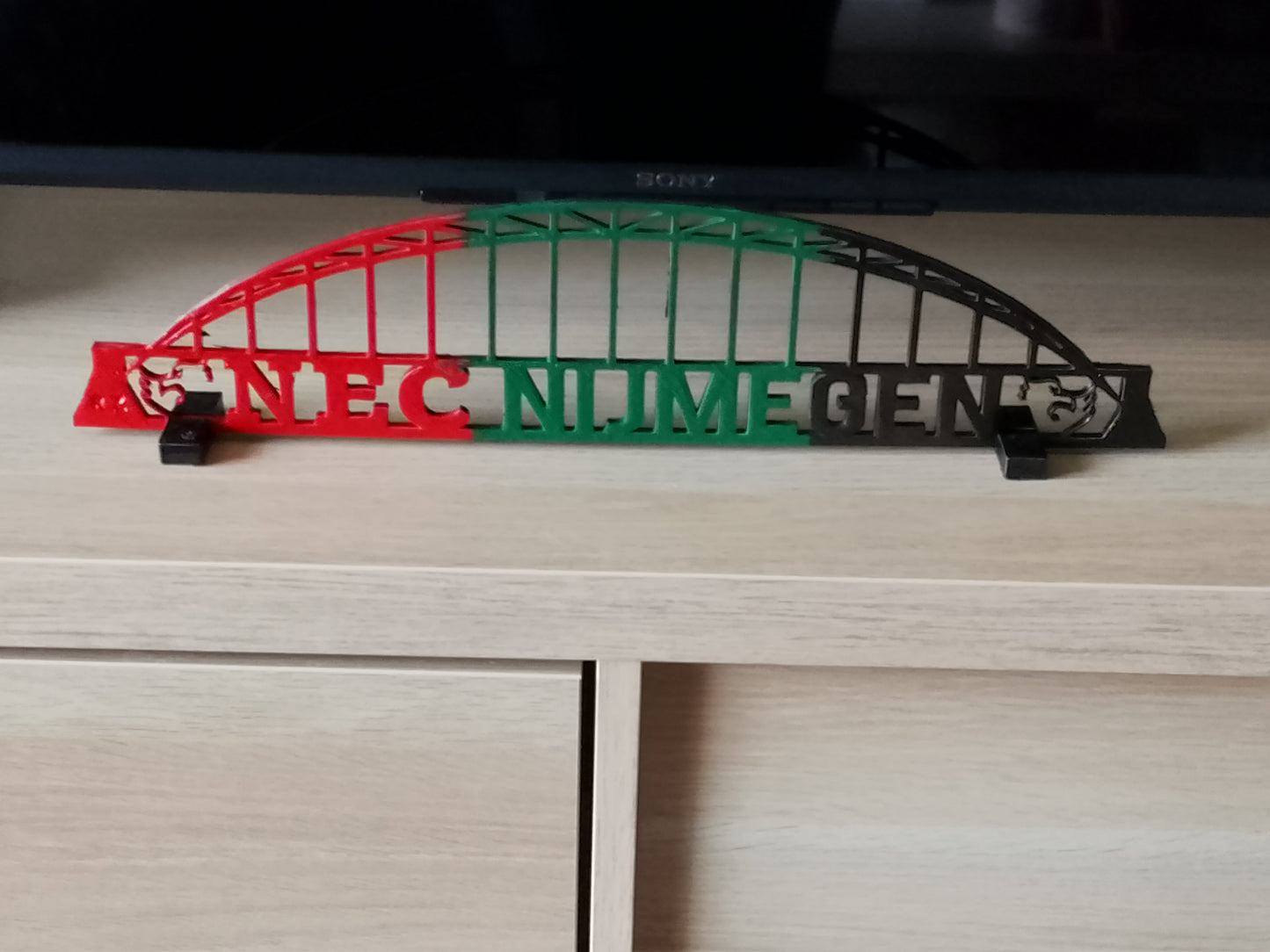 NEC Nijmegen Waal bridge decoration