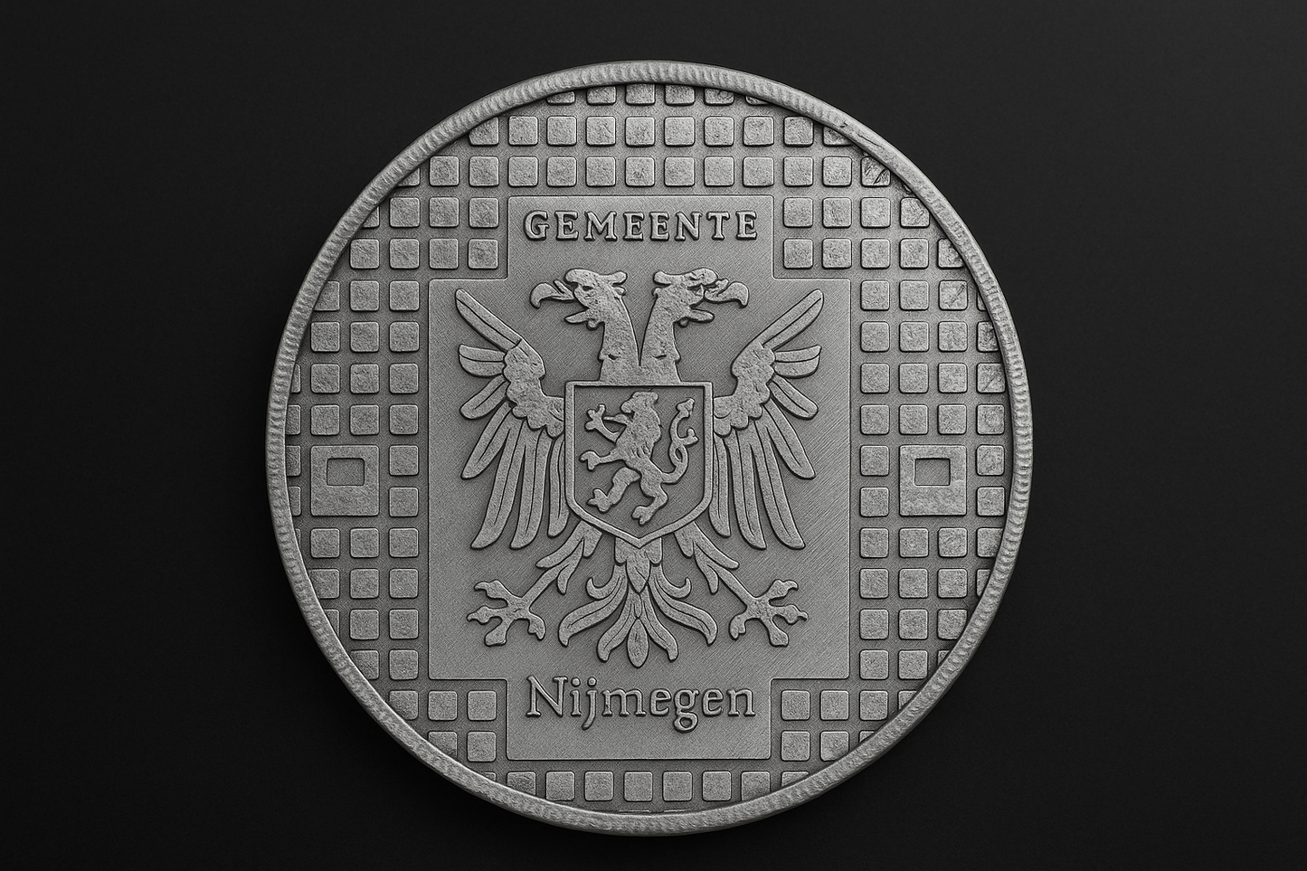 Manhole cover Nijmegen coaster