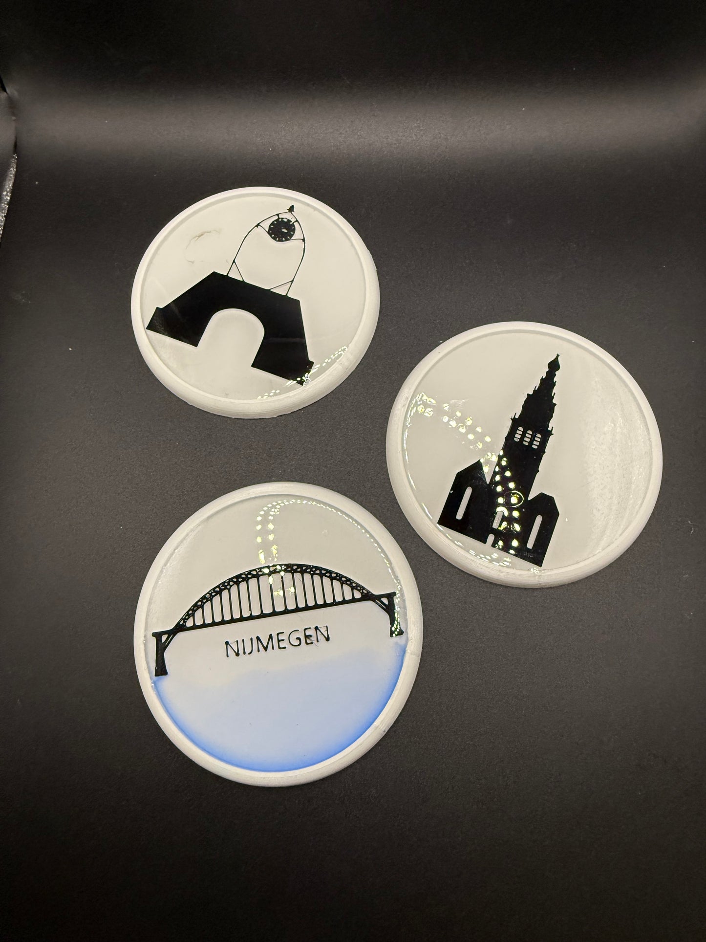 3D onderzetter Waalbrug Nijmegen