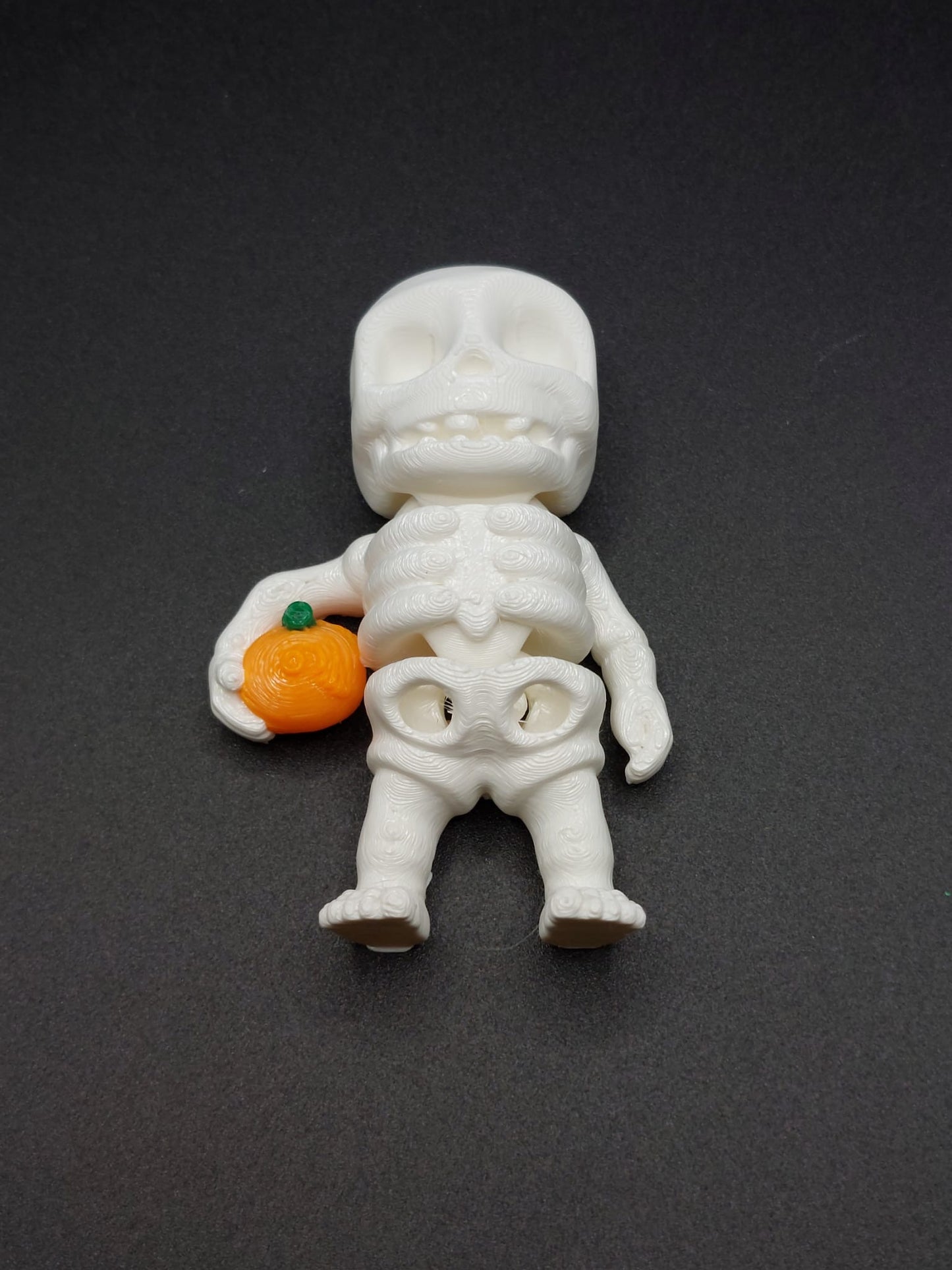 Flexi Toy skelet met pompoen