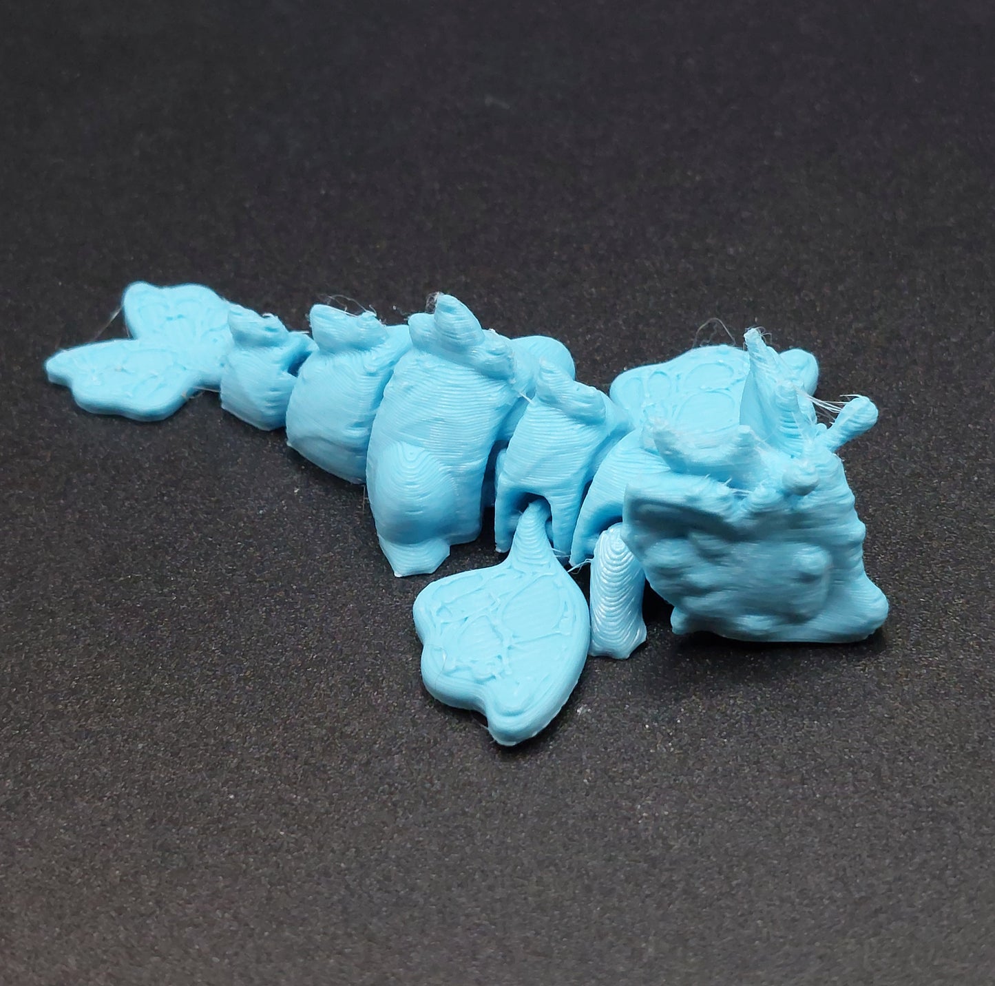 licht blauwe flexi draakje
