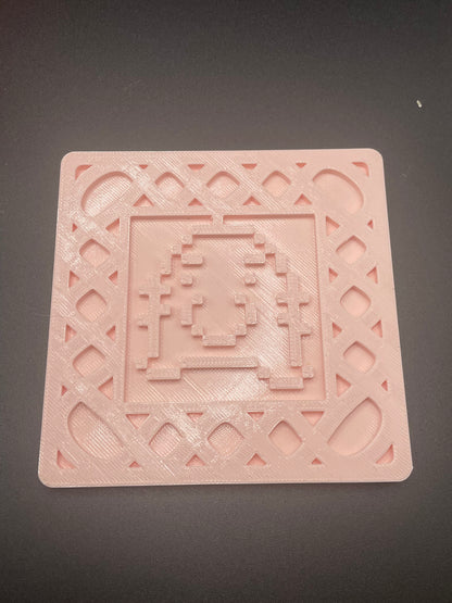 Retro game coasters set