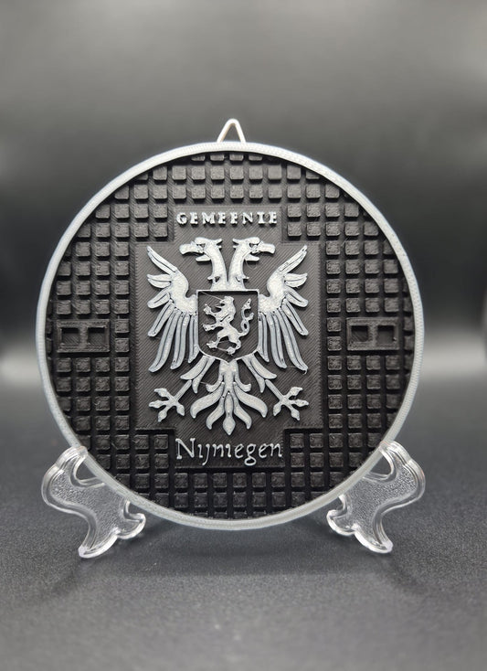 3D tile manhole cover Municipality of Nijmegen