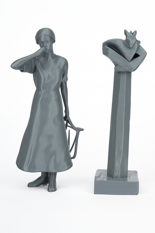 Moenen and Mariken statue set