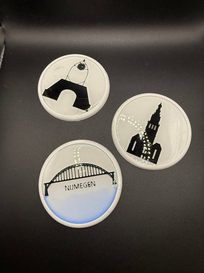 3D onderzetter Waalbrug Nijmegen