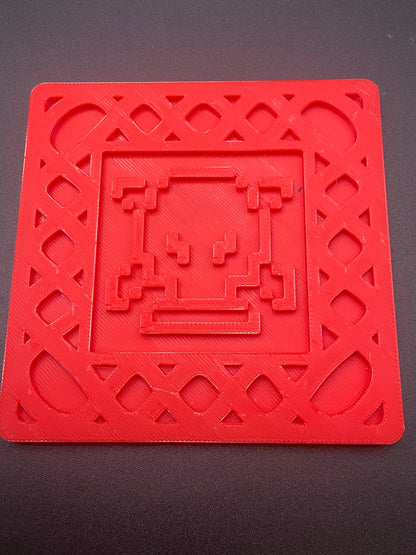 Retro game coasters set