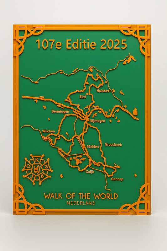 Vierdaagse 107e editie wanddecoratie
